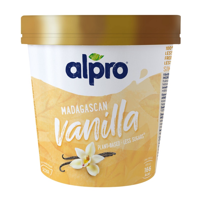 Alpro soijajäätelö 500ml vanilja - Saariston Puoti